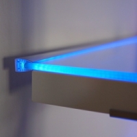 Alu-Glasbodenprofil-MICRO TM-Serie für LED Bänder