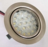 LED Einbauleuchte aus Metall 1,3W 12VDC Modell 1020